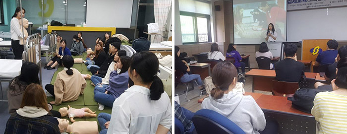 코드블루 활동 모습