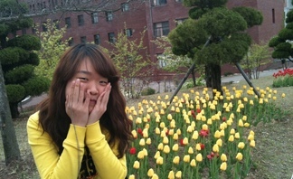 튤립이 이렇게 하고 있어요!!